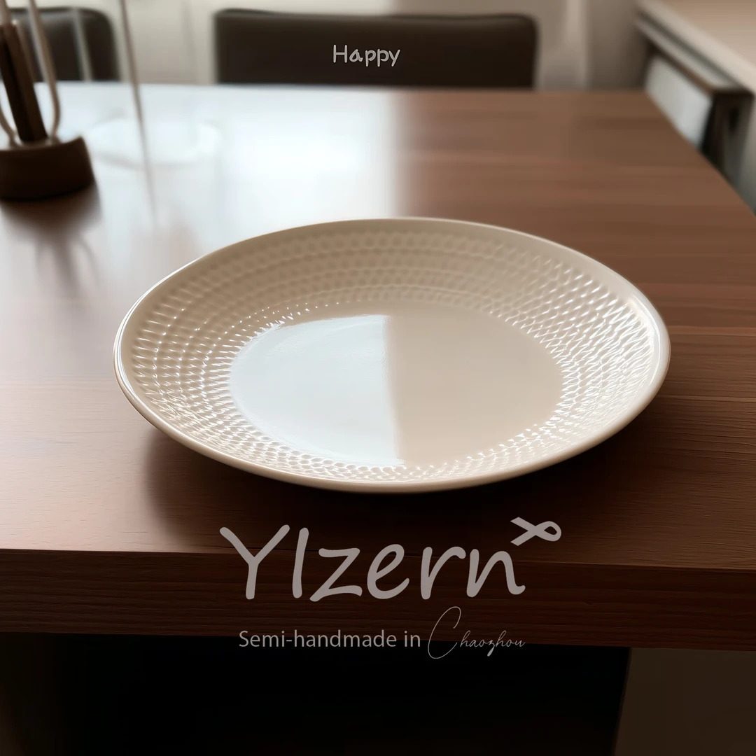 【一亨深盘】FRESTA官方正品小蛮腰深盘WeiB13049浅盘早餐盘高级感