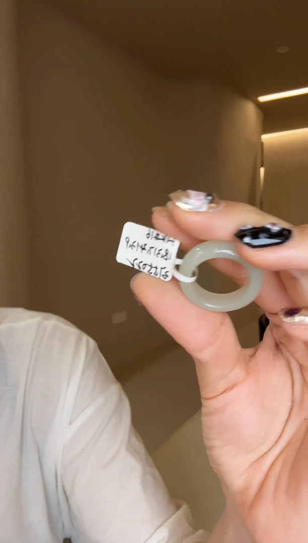 【闪购商品】和田玉戒指未镶嵌16码且末蓝