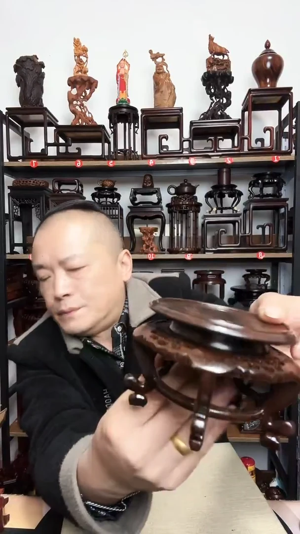 紫砂底座木10内径