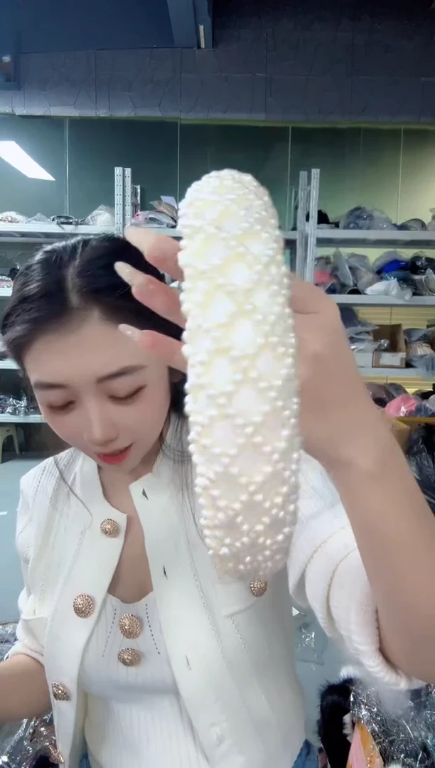 人造彩棉清货发箍88