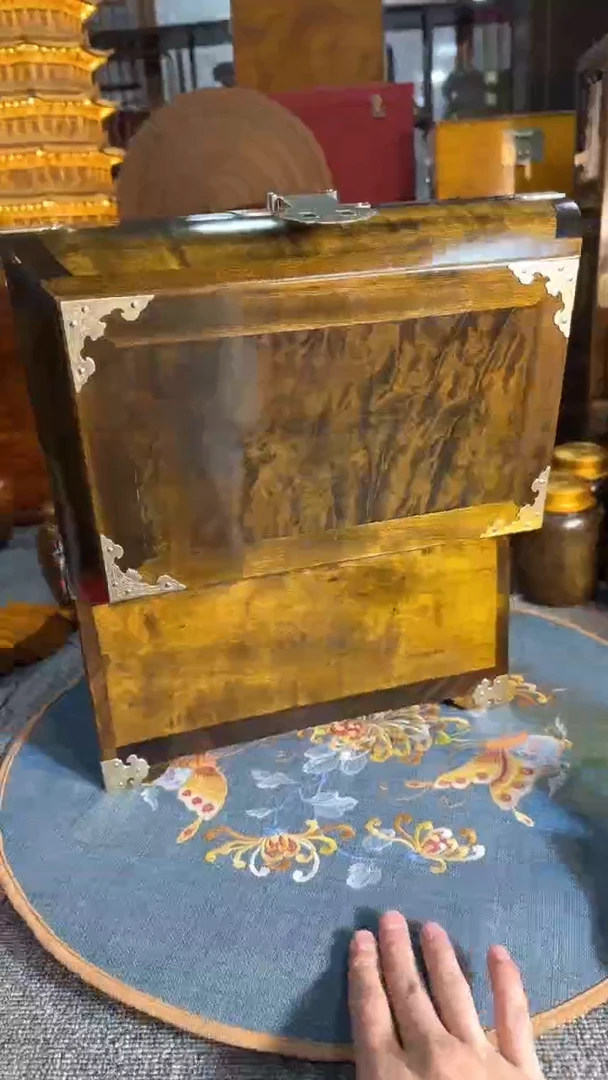 【闪购商品】乌木类成套家具阴沉嫦娥镜箱  s30