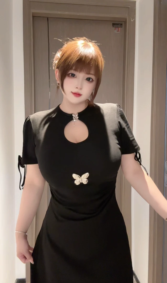 【清清】胖MM新中式国风改良旗袍连衣裙绝美高级感气质辣妹性感裙子