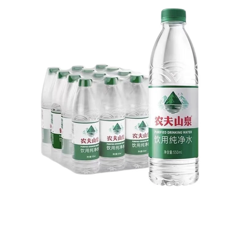 农夫山泉  饮用纯净水（绿瓶）550ml*12瓶/包