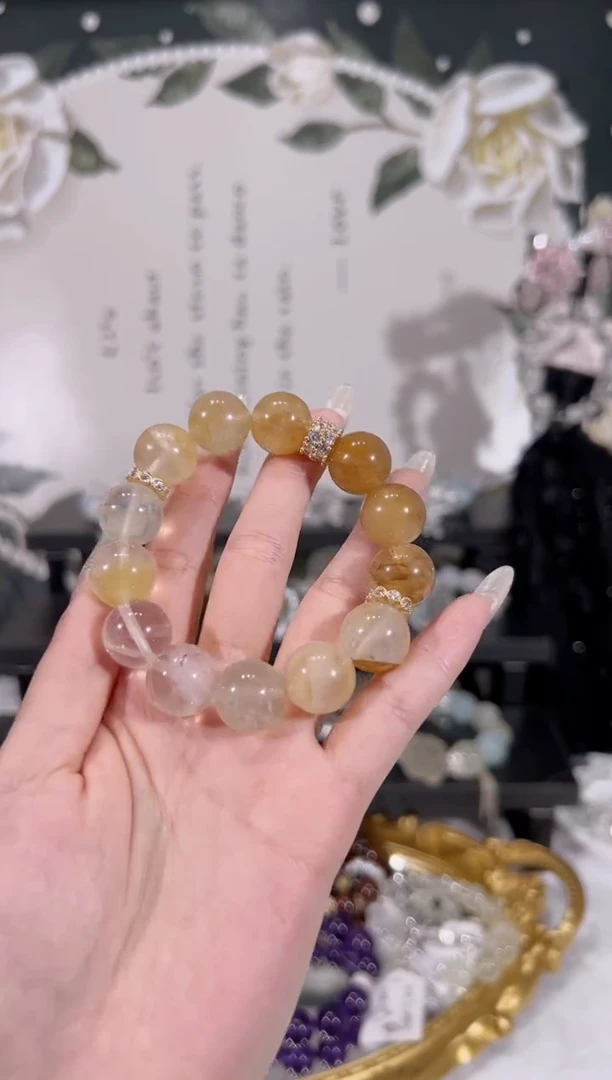 【闪购商品】水晶手链未镶嵌天然水晶默认微瑕 多样性发货发其一