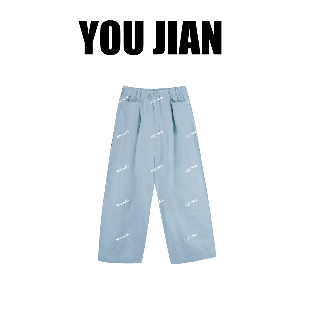 “自在裤”定制款高品质汉麻裤老钱风松弛