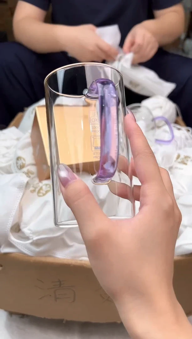 禾墨绿茶杯子浅紫色