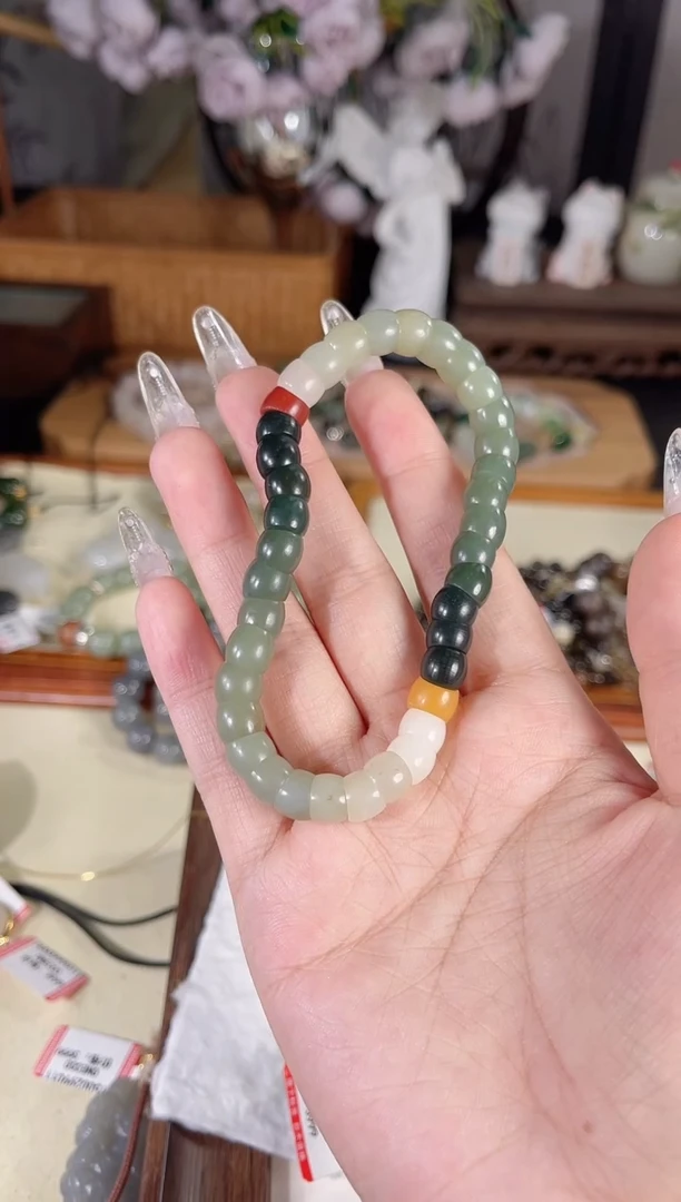 未镶嵌手链和田玉多样性发货其一孤品默认微瑕