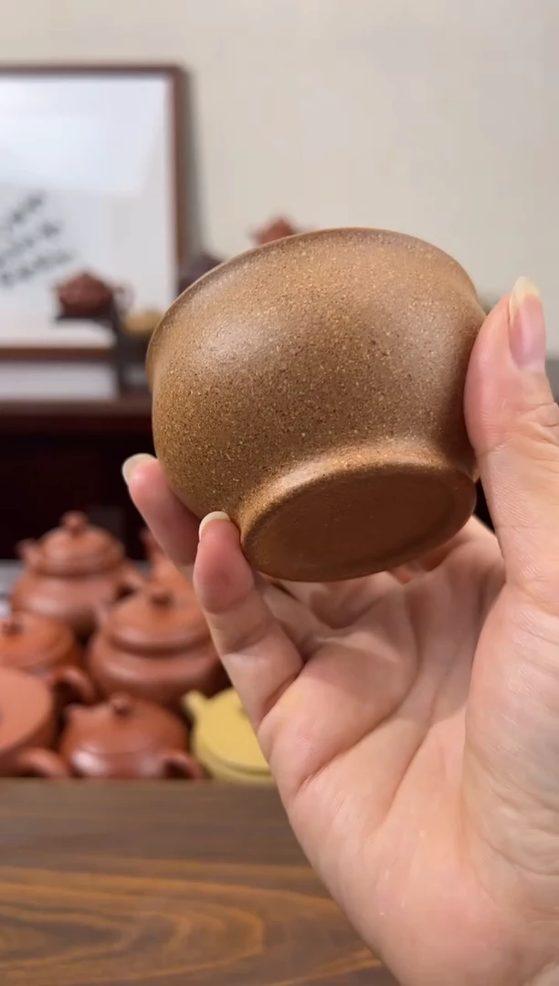 茶壶紫砂老段泥主人杯60CC