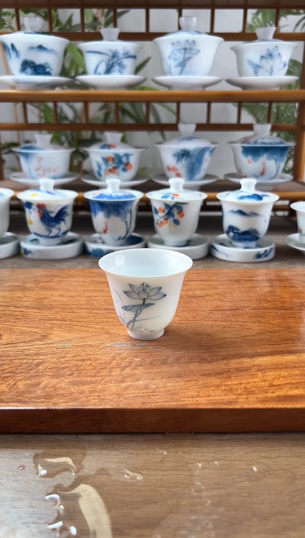 微瑕素莲闻香杯1个