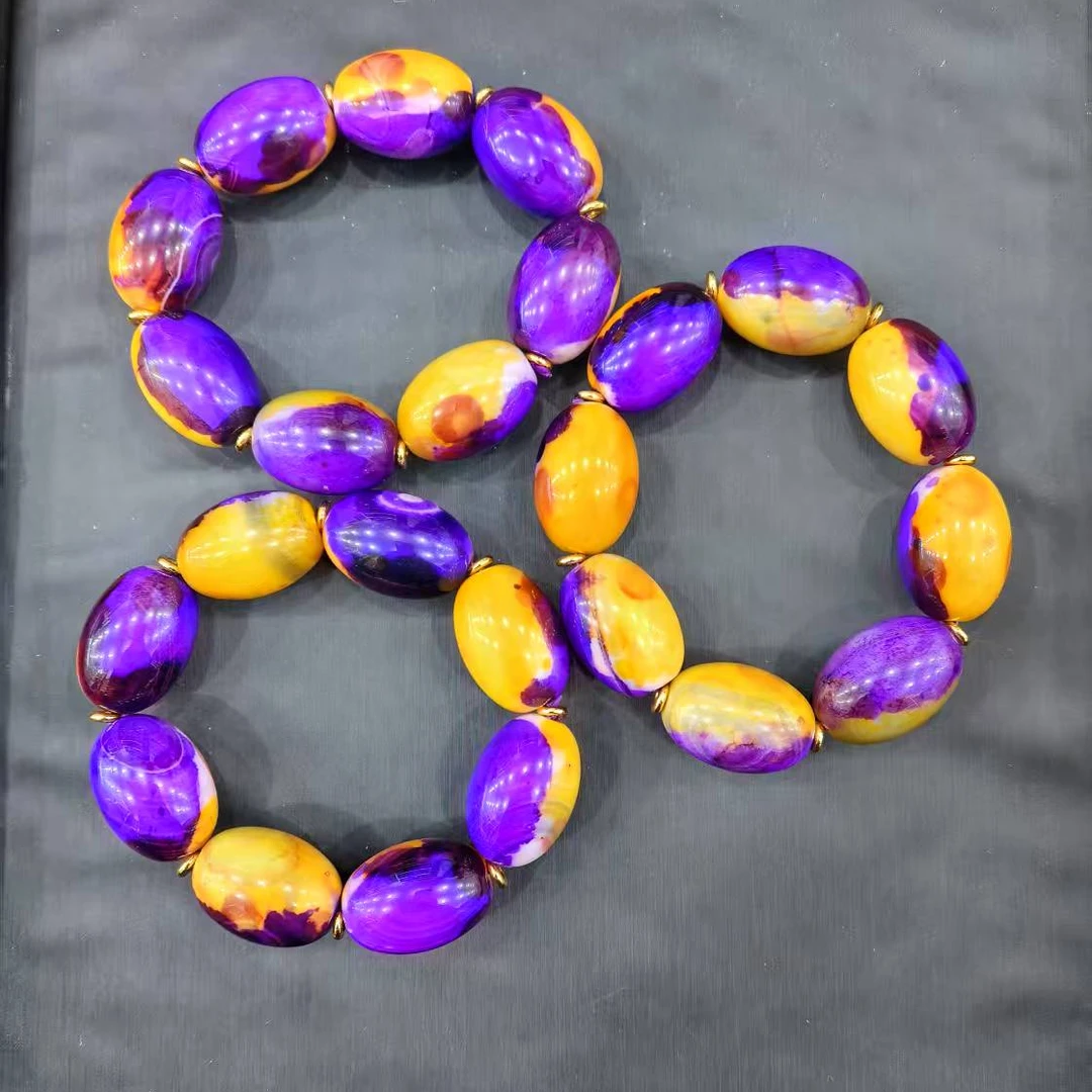 2025典藏韩氏推荐藏收人参玉20mm玉石手串（多样性发拍一发一2-144