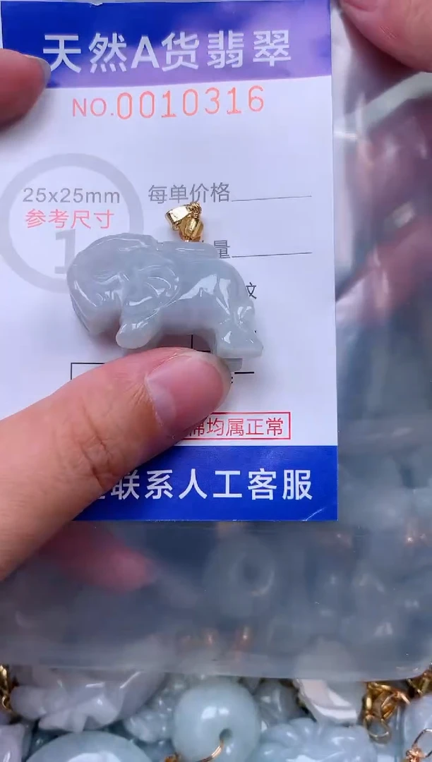 吊坠(赠链)未镶嵌翡翠1