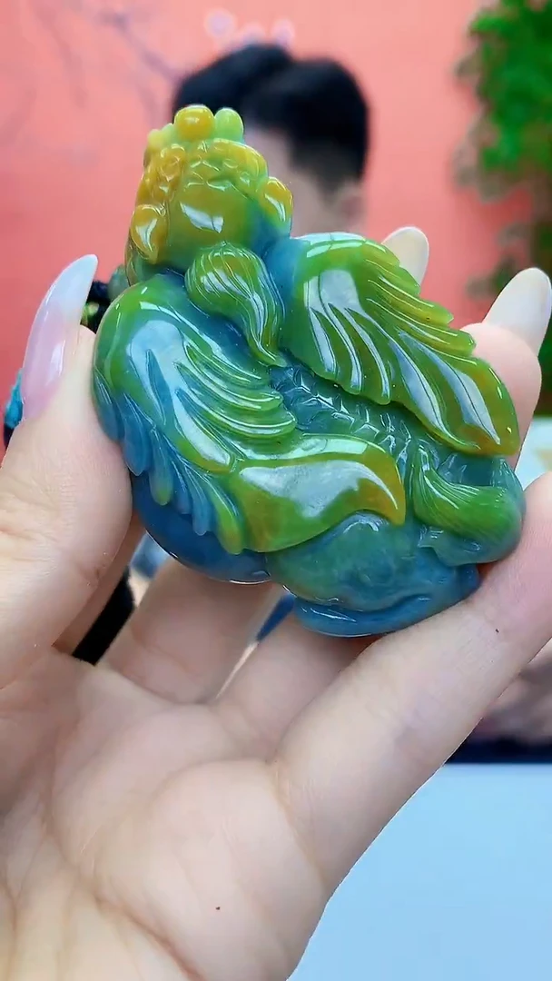 未镶嵌定制翡翠4917ty-毛货挂件19