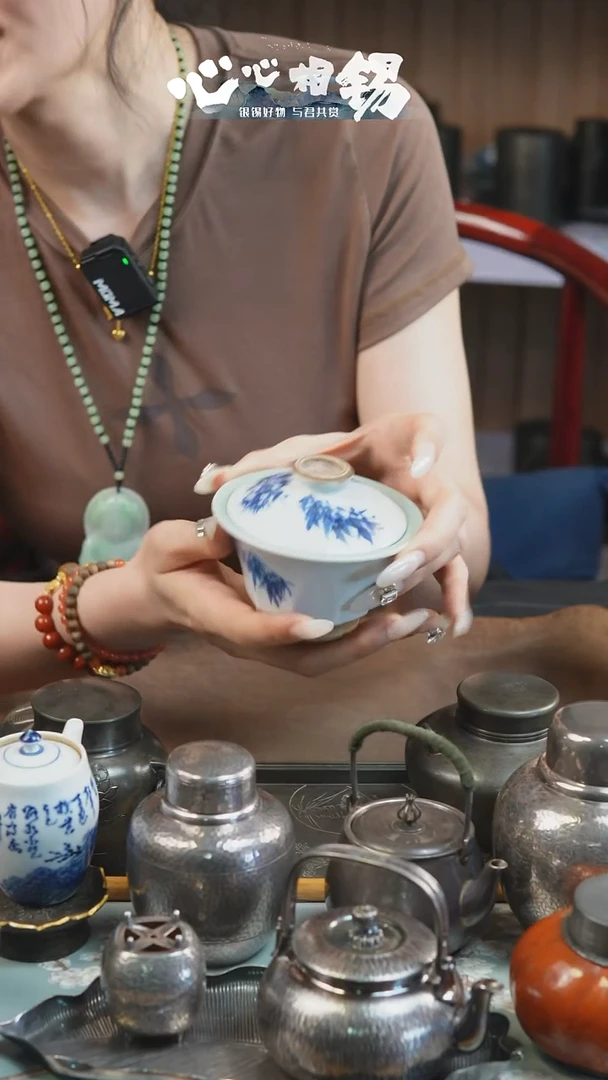 瓷片心心相锡心心相锡