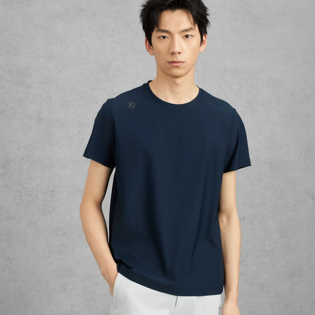 【断码清仓 】RAPIDO睿必度2025夏男士组织感耐磨休闲T恤CN5142S01