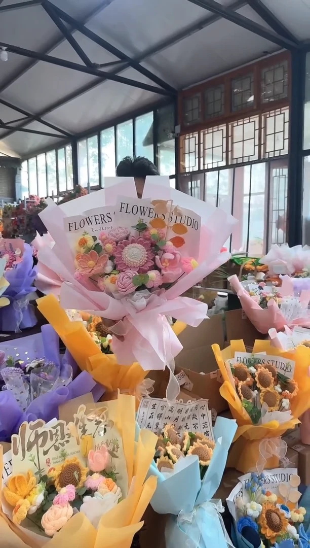 非遗手工定制花束，孤品清仓！！