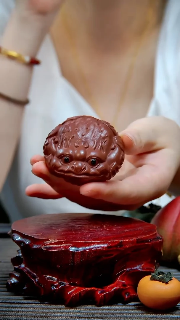 紫砂紫砂原矿茶宠摆件