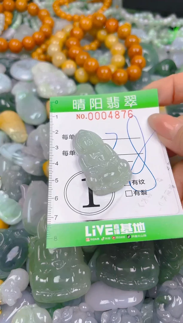 翡翠未镶嵌颈饰闪购0004876