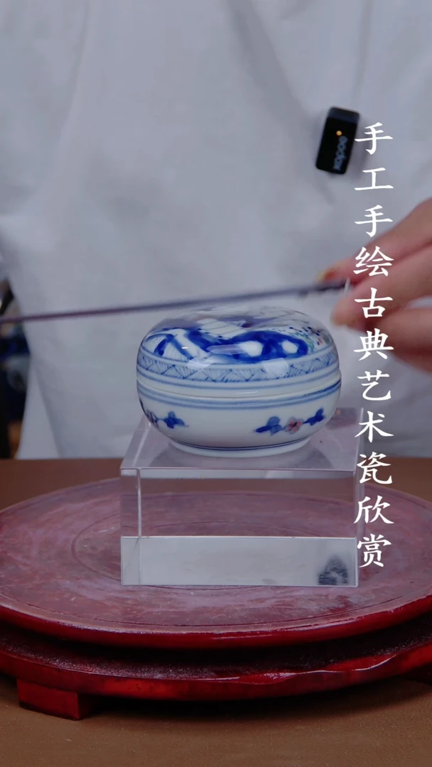 摆件景德镇手工手绘陶瓷摆件5