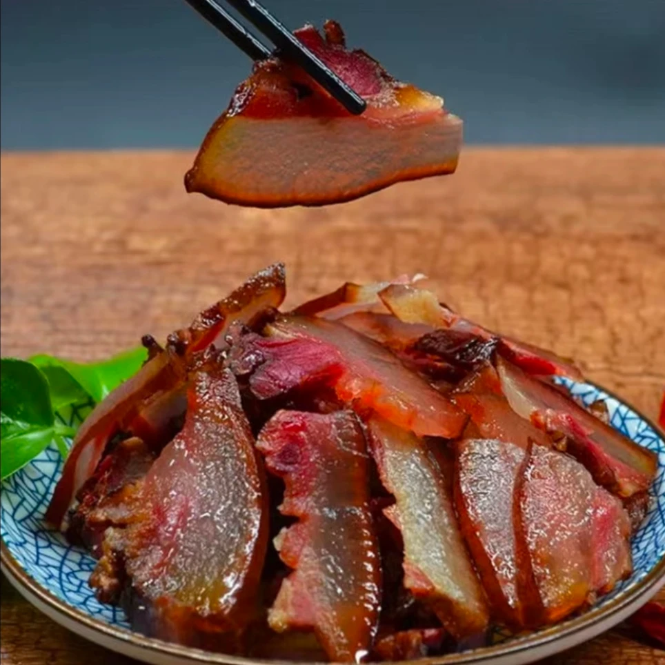 （菻菻）现称湖北恩施高山传统烟熏腊猪头腊猪脸