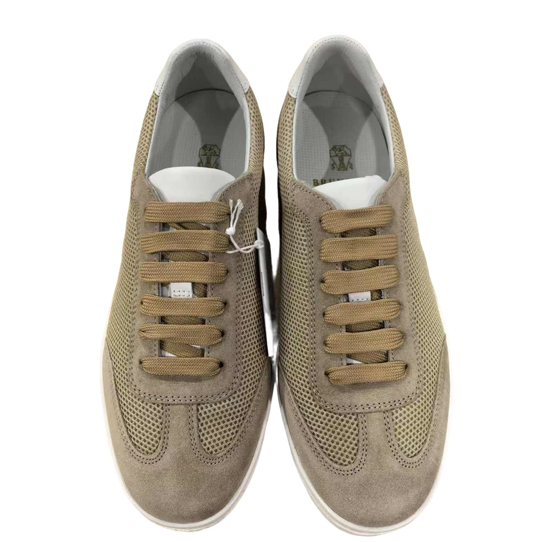 夏季时尚透气网面低帮系带百搭舒适休闲鞋