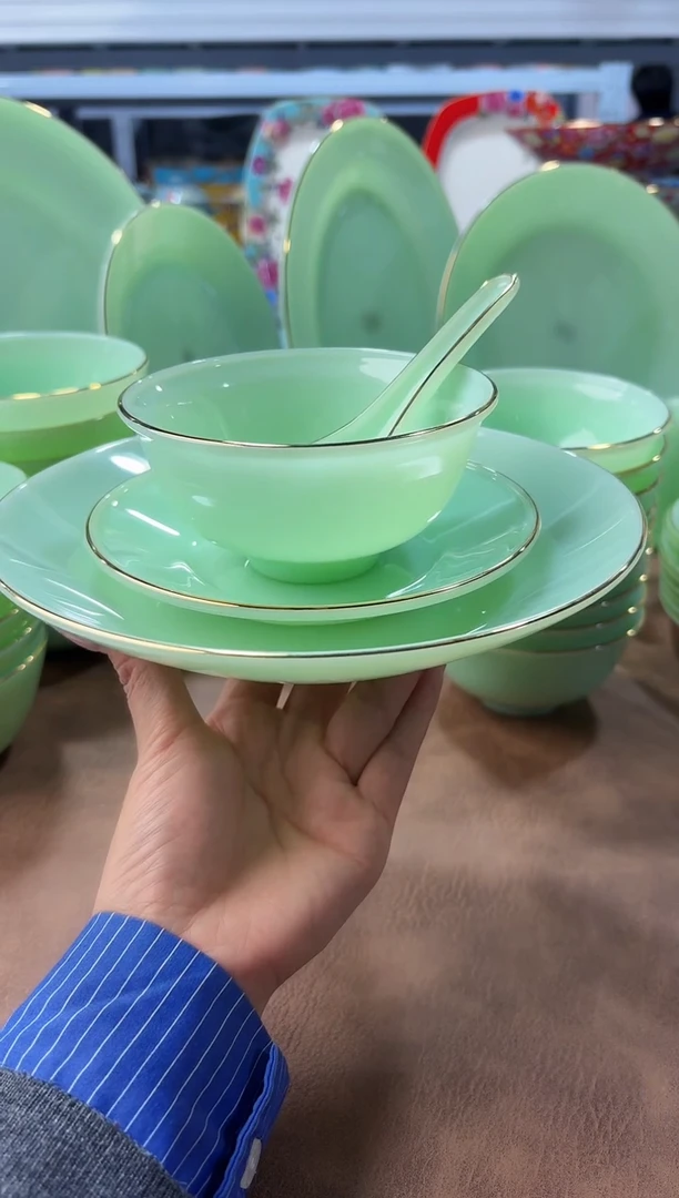 玉瓷四件套10套餐具