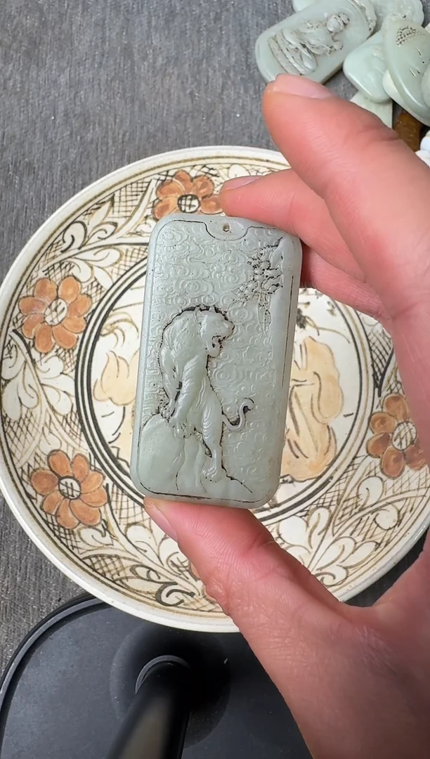 未镶嵌和田玉摆件88888