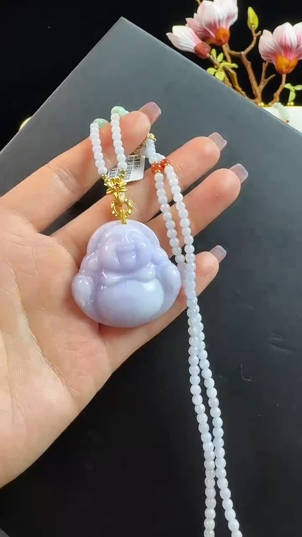 颈饰未镶嵌翡翠佛公
