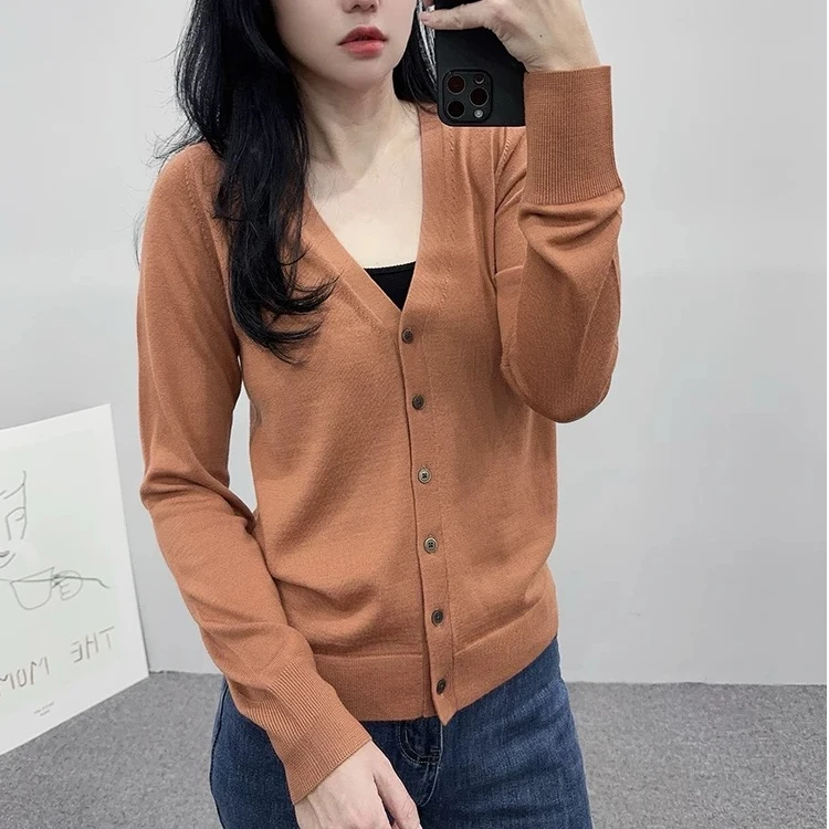 （陶总福利）长袖针织衫女极简风毛针织衫   68