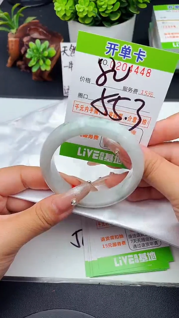 未镶嵌手镯翡翠48天然翡翠A货