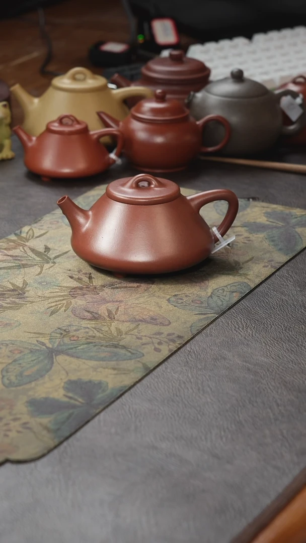 茶壶紫砂子冶石瓢底槽清200cc