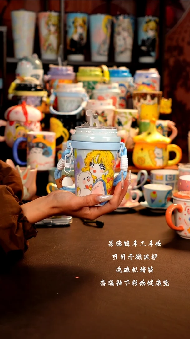景德镇设计款手绘杯杯
