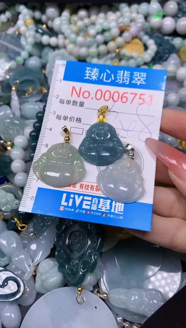 【闪购商品】翡翠颈饰未镶嵌含绳0006751