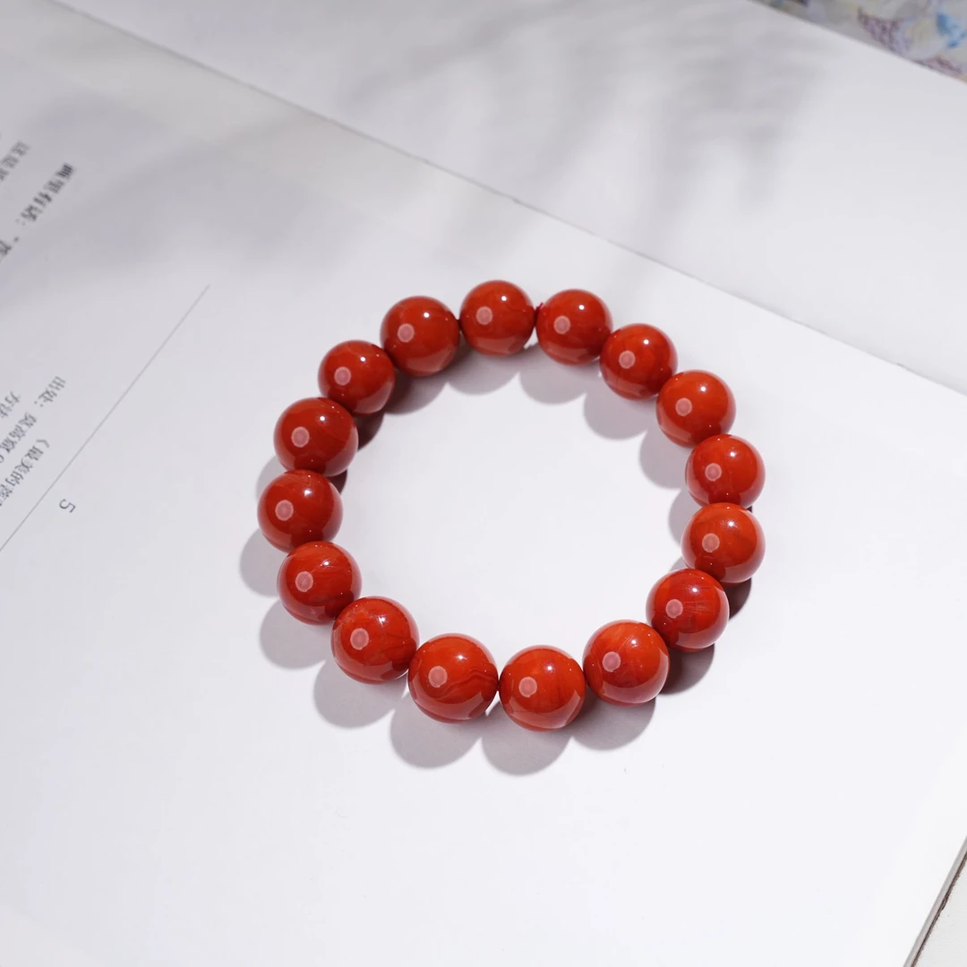 【小池专属】南红单圈手串Q 13-14mm