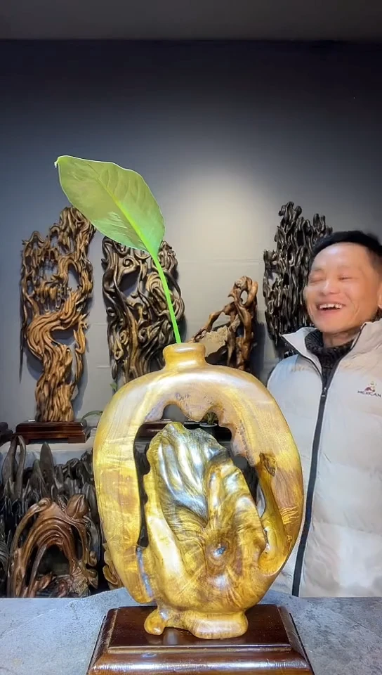 【闪购商品】金丝楠金丝楠小叶桢楠随行摆件25