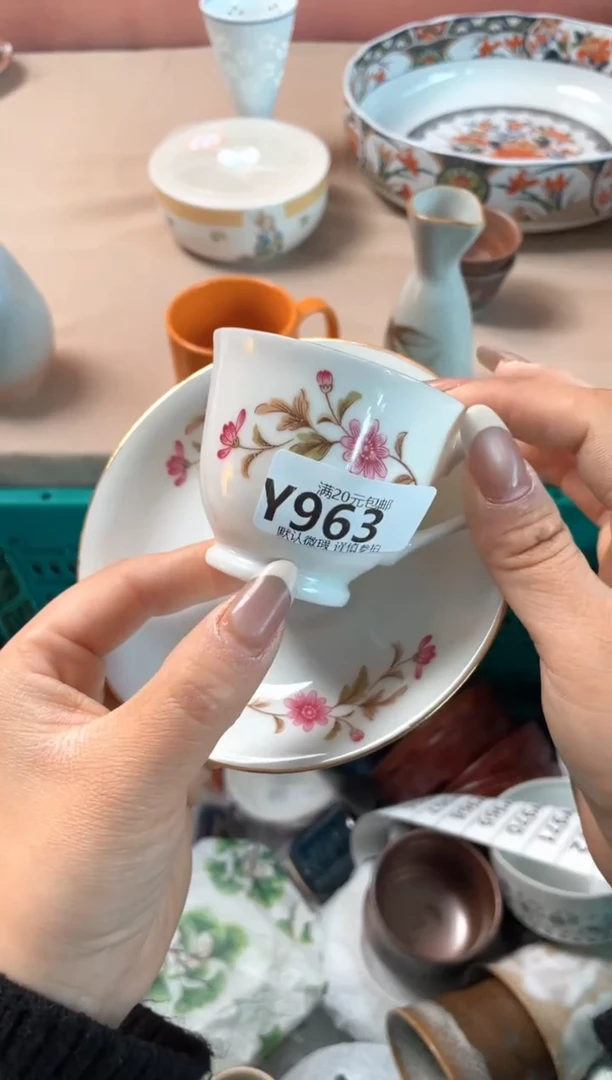瓷片咪*猫瓷器瓷器Y963