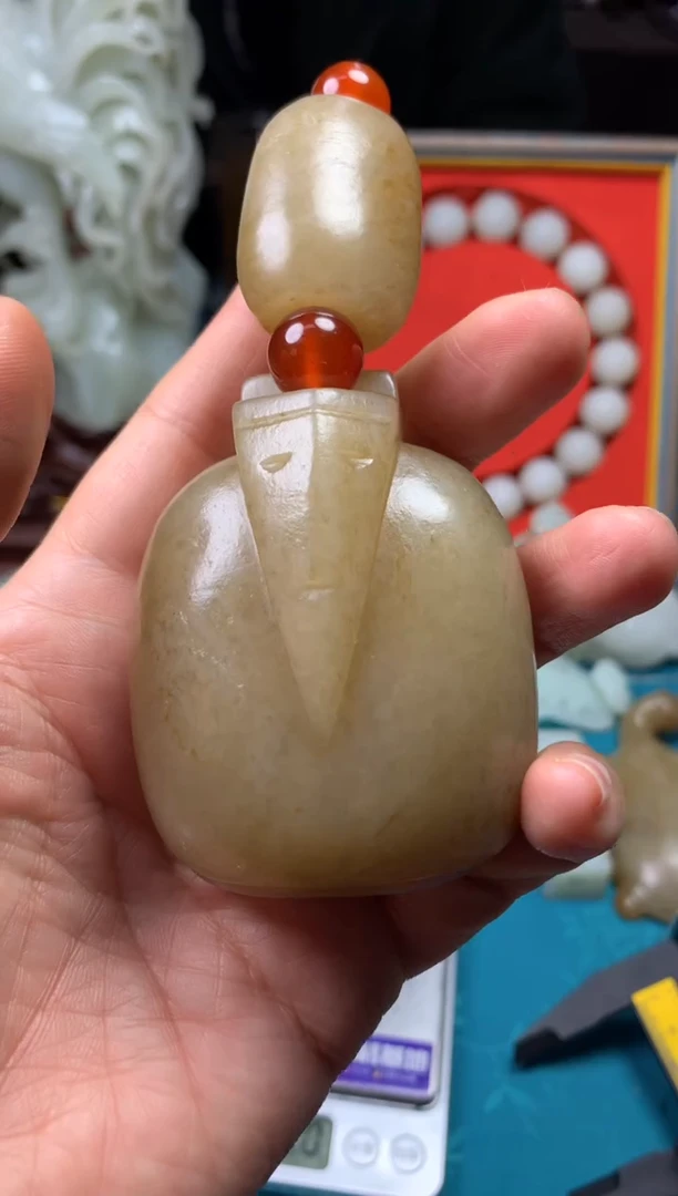 颈饰未镶嵌和田玉拍一发一