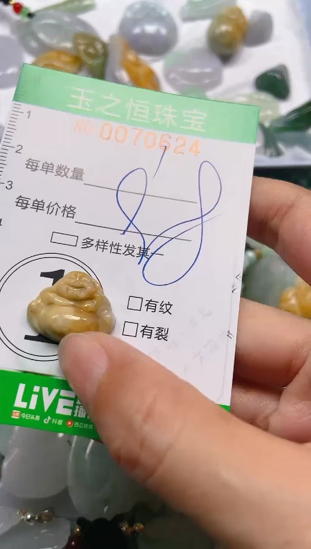 翡翠未镶嵌颈饰闪购0070624