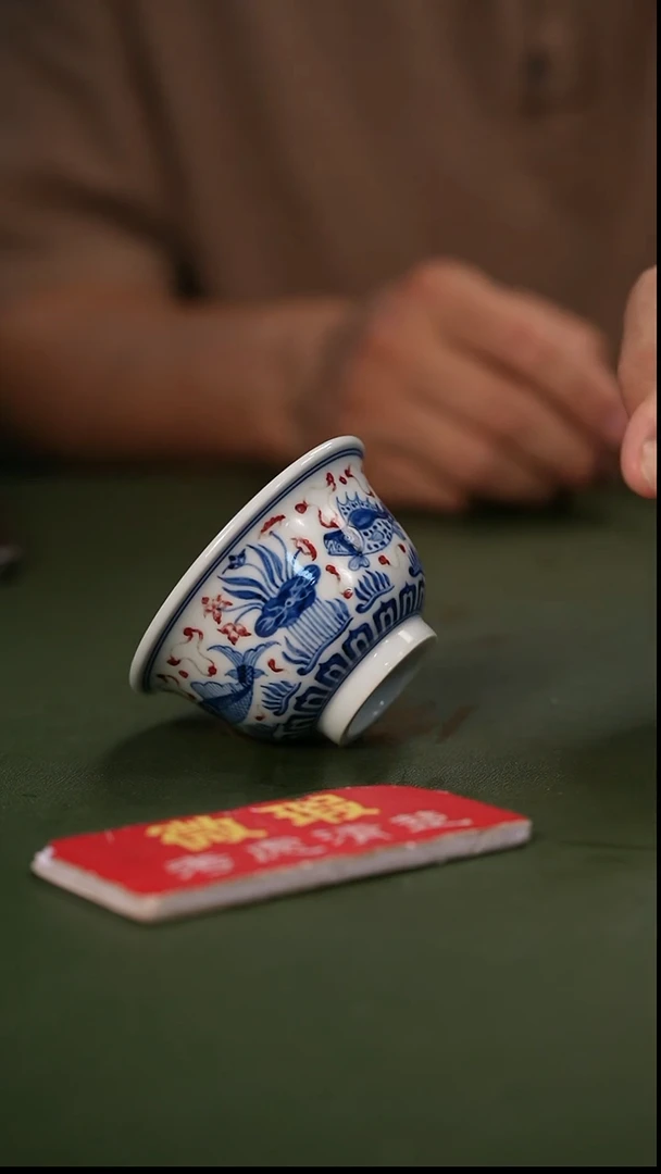 杯纯手工手绘陶瓷