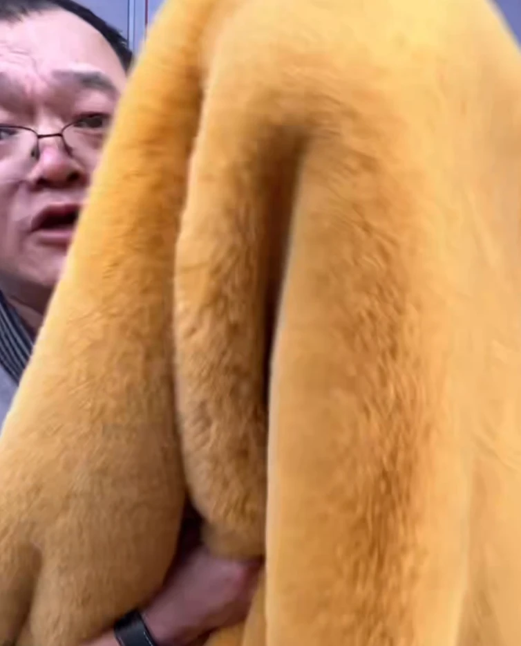 43号     羊羊毛仿水貂狐狸毛兔毛手工diy面料