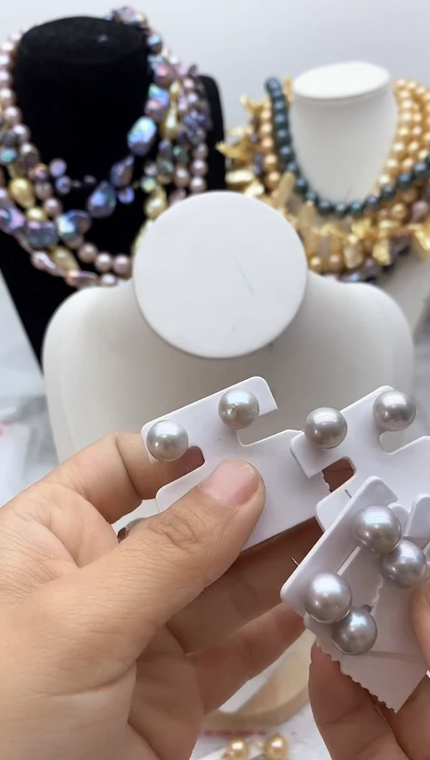 【闪购商品】淡水珍珠颈饰钛钢75