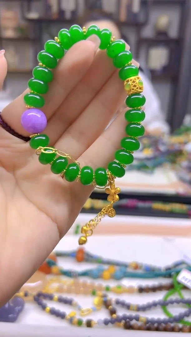 未镶嵌手链翡翠DIY款S618