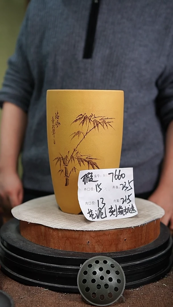 【闪购商品】紫砂花盆紫砂花盆7660瑕