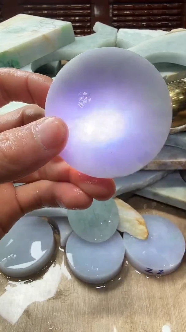 裸石翡翠天然翡翠A货花686