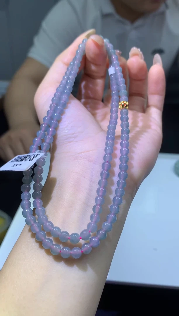 【闪购商品】定制翡翠未镶嵌013ee-毛货珠链45