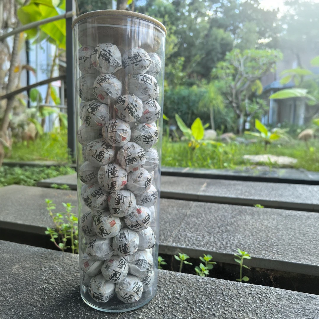 【小雨】2020年懂过普洱茶生茶龙珠8g/颗 62颗装