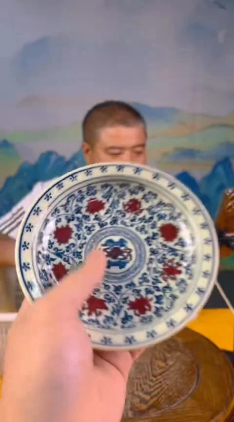 摆件景德镇陶瓷青花摆件97