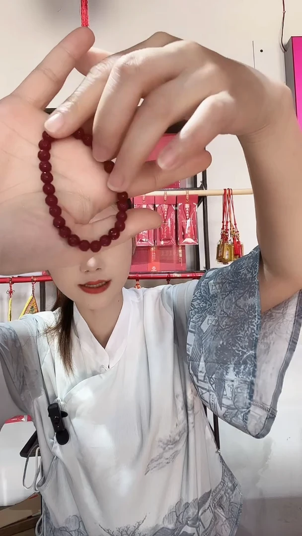 天然辰砂朱砂手串