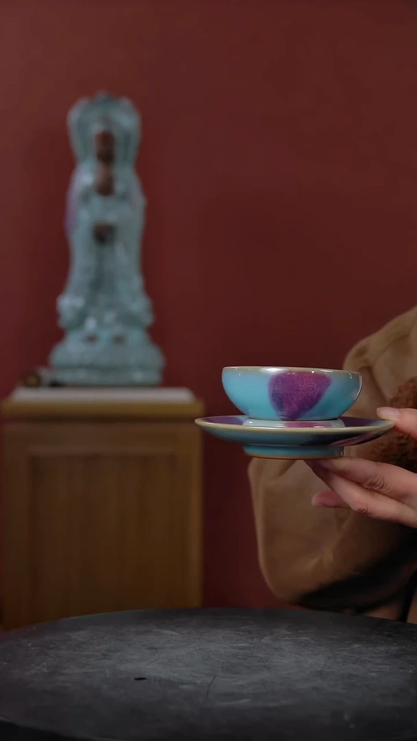 摆件大宋官窑 【紫斑盏】