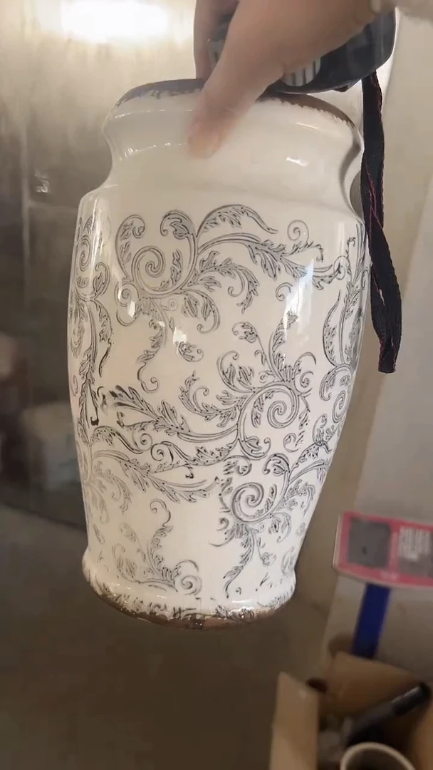 【闪购商品】陶瓷花盆高27cm内口10cm