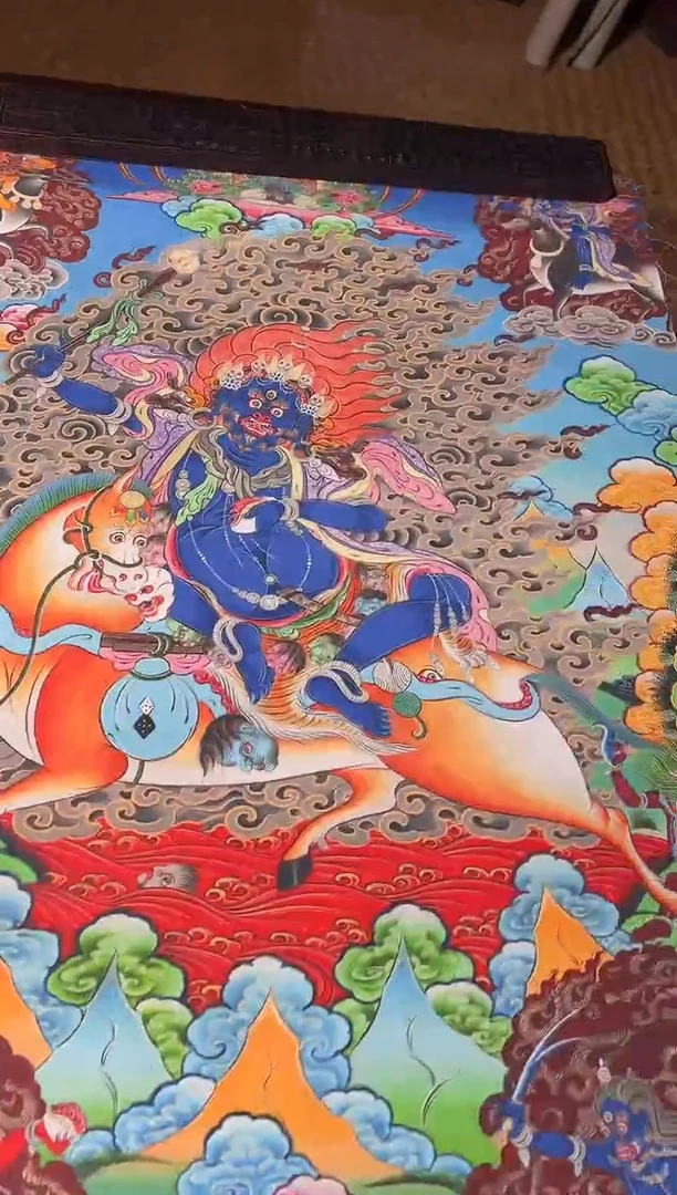 装裱画卷轴画的的帅帅tk
